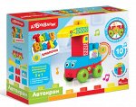 Конструктор детский Talky Blocks кнопочка Автокран 2827