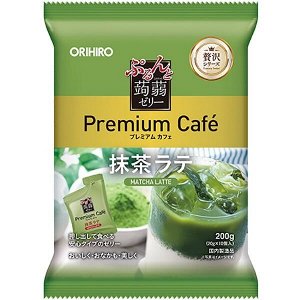 ORIHIRO Premium - порционные желе с конняку (6 шт), вкус чай маття