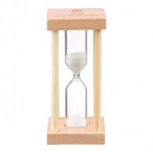 Песочные часы "Африн", на 5 минут, 8.5 х 4 см, белый песок