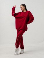 Костюм женский Спорт-шик (бордо)