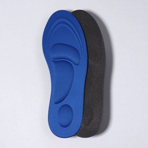 Стельки для обуви, универсальные, амортизирующие, 35-41 р-р, 26 см, пара, цвет МИКС