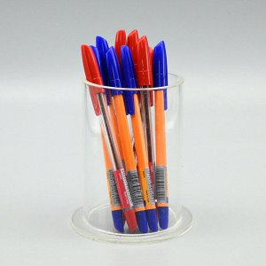 Стакан-карандашница из оргстекла 4мм 10*8*12см.