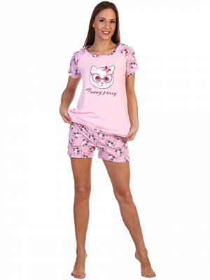 ПК137-5 пижама женская, светло-розовая