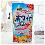 Жидкий гель для стирки с отбеливающим и смягчающим эффектом &quot;White Bio Plus gel&quot; с цветочным ароматом (мягкая упаковка) 810 г / 12