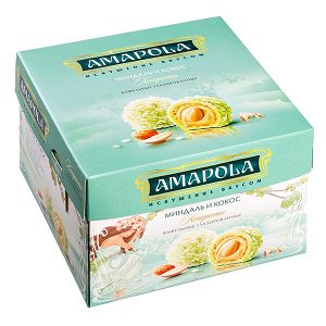 Конфеты AMAPOLA миндаль-кокос 100 г 1 уп.х 12 шт.