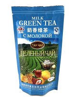 Чай зеленый молочный фруктовый LONG YANG 100гр/