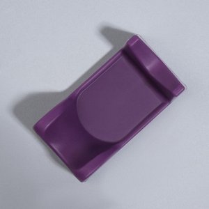 Подставка для ручки маникюрного аппарата, 9.3x4.9x3.6 см, фиолетовая