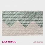 Коврик для ванной Доляна «Трио», 40*65 см