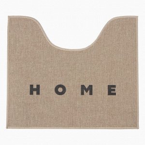Набор ковриков для ванной Этель "HOME" 2 шт, 48х78 см, 40х45 см