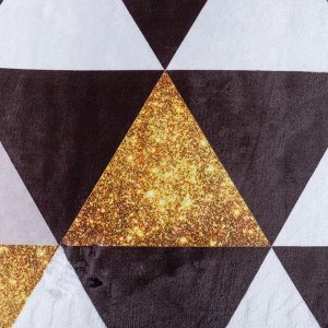 Ковер Этель "Геометрия" 45*120 см, велюр, поролон 400г/м2