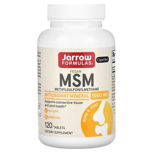 Jarrow Formulas МСМ, 1000 мг, 120 таблеток