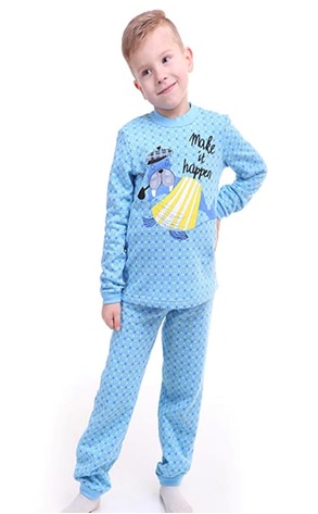 Пижама для мал.(фуфайка+брюки пиж.) 6С542-Д42   р.80,86-48 Р228445