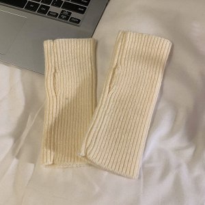 Митенки теплые, женские, перчатки