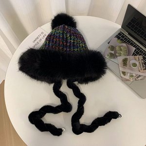 Шапка женская зимняя теплая