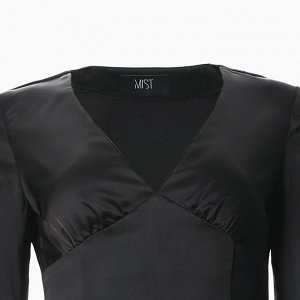 Платье женское шелковое MIST: Classic Collection р. 46, цвет черный
