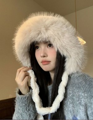 Шапка женская зимняя теплая