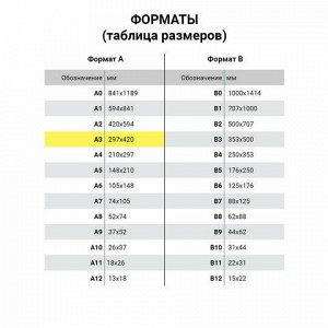 Бумага для цветной лазерной печати БОЛЬШОЙ ФОРМАТ (297х420), А3, 160 г/м2, 100 л., BRAUBERG, 115382