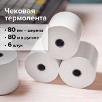 Рулоны для кассовых аппаратов, термоэтикетки