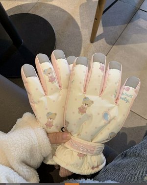 Перчатки зимние, женские, горнолыжные