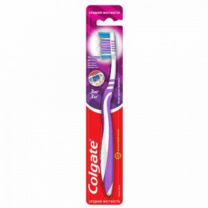 Зубная щетка COLGATE "Зиг заг", средней жесткости, 7610196003544