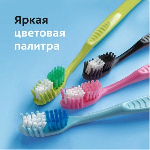 Зубная щетка НАБОР (1+1) COLGATE "Массажер", средней жесткости, FCN20845