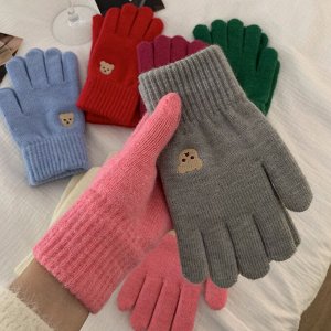 Перчатки женские, демисезонные, акрил