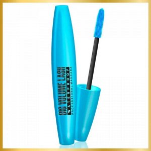 EVELINE Тушь для ресниц BIG VOLUME LASH WATERPROOF Professional водостойкая, 9мл