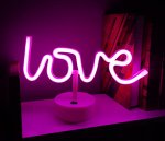 Неоновый LED светильник - Love &quot;любовь&quot;