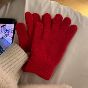 Перчатки женские, демисезонные, шерстяные