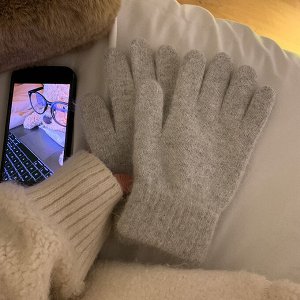 Перчатки женские, демисезонные, шерстяные