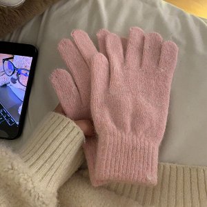 Перчатки женские, демисезонные, шерстяные
