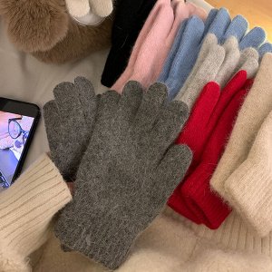 Перчатки женские, демисезонные, шерстяные
