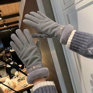 Перчатки осенние зимние утепленные с сенсором