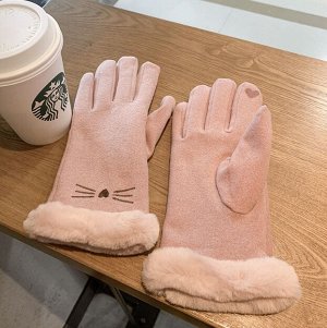 Перчатки осенние зимние утепленные с сенсором