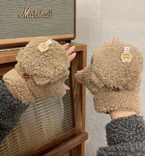 Варежки зимние, женские, для девочек, пара
