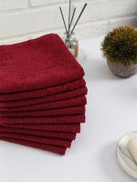 Салфетка махровая, 380 гр/м2, цвет: 945-БОРДОВЫЙ