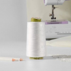 Нитки 50NO, 1500 м, цвет белый