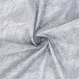 Ткань для рукоделия, с ворсом из фольги, цвет белый, лоскут 100 x 140см