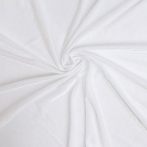 Лоскут плюш, цвет белый 100х150 см