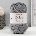 Пряжа &quot;Dolce Baby&quot; 100% микрополиэстер 85м/50 гр (760 Серый)