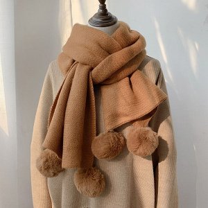 Шарф зимний теплый