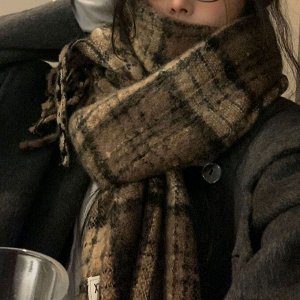Шарф зимний теплый