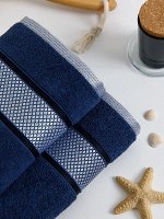 Полотенце махровое, жак., &quot;Каталония&quot;  50х85, цвет: 53216-СИНИЙ