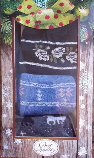 Новогодний подарок (3 пары женских носков)