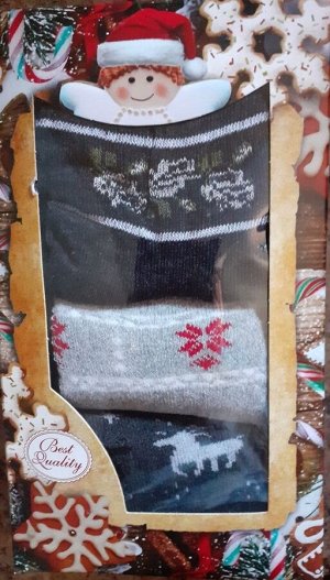 Новогодний подарок (3 пары женских носков)