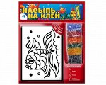 Набор для творчества &quot;Насыпь на Клей Рыбка&quot; тип 7 арт.1115