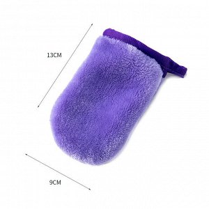 Многоразовая Перчатка из микрофибры для снятия макияжа с подвесом