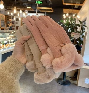 Перчатки осенние зимние утепленные с сенсором