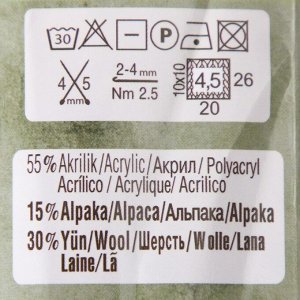 Пряжа "Alpaca Royal New" 15% альпака, 30% шерсть, 55% акрил 250м/100гр (152)
