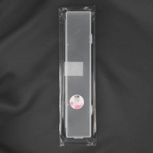 Контейнер для хранения мелочей, с подвесом, 26,7 x 5,5 x 1,8 см, цвет прозрачный